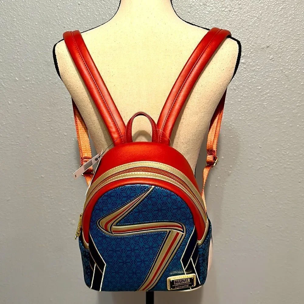NEW Disney Ms. Marvel loungerfly mini backpack